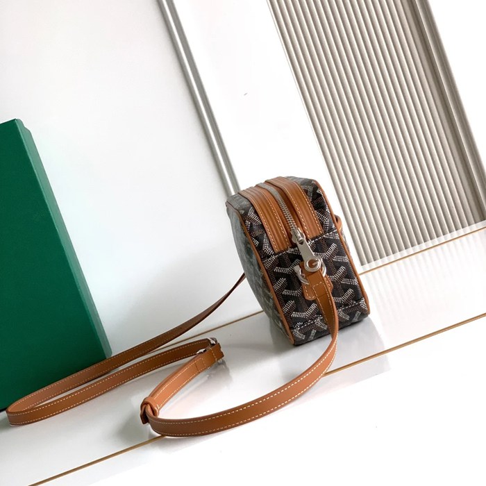 GOYARD 8304 ブラウン 斜め掛けバッグ、ハンドバッグ、ハンドバッグ クラシック 22x13x6.5cm サイズ:22x13x6.5cm