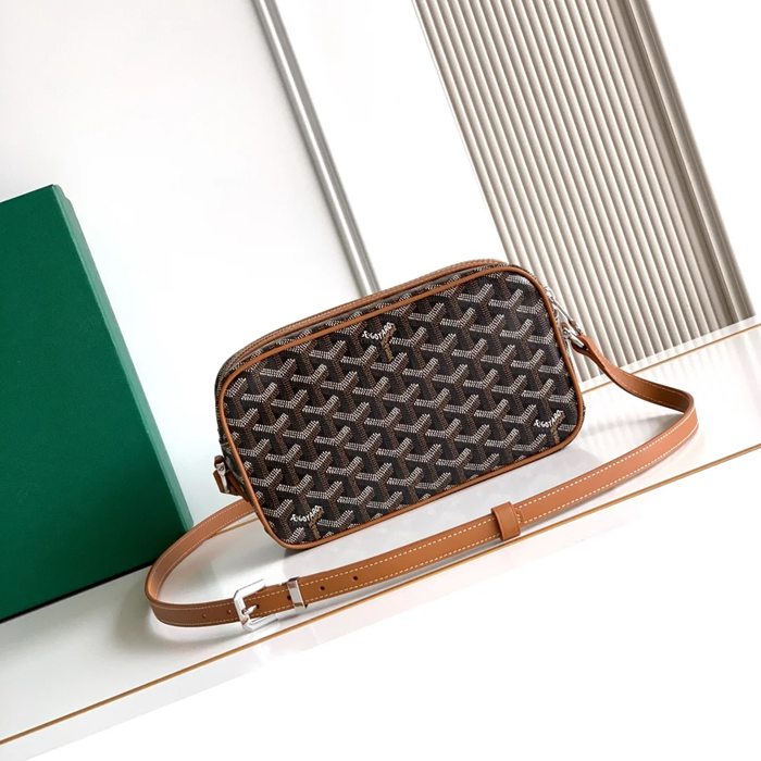 GOYARD 8304 ブラウン 斜め掛けバッグ、ハンドバッグ、ハンドバッグ クラシック 22x13x6.5cm サイズ:22x13x6.5cm