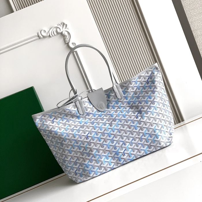 GOYARD 6603 キャンバス、レザー ショルダーバッグ、ハンドバッグ キャンバス、レザー、大 34x28x15cm サイズ:34x28x15cm