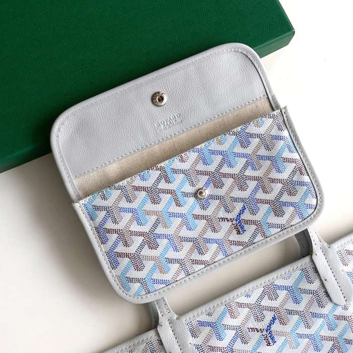 GOYARD 6603 キャンバス、レザー ショルダーバッグ、ハンドバッグ キャンバス、レザー、大 34x28x15cm サイズ:34x28x15cm