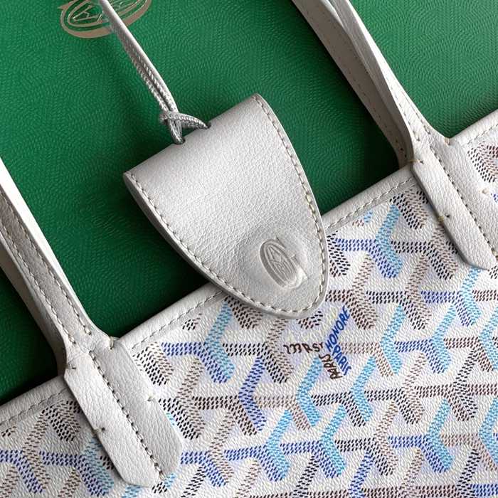 GOYARD 6603 キャンバス、レザー ショルダーバッグ、ハンドバッグ キャンバス、レザー、大 34x28x15cm サイズ:34x28x15cm