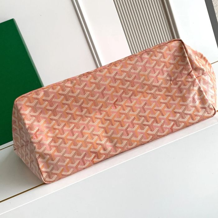 GOYARD 6603 キャンバス、レザー ショルダーバッグ、ハンドバッグ キャンバス、レザー、大 サイズ:47/34×27×14cm