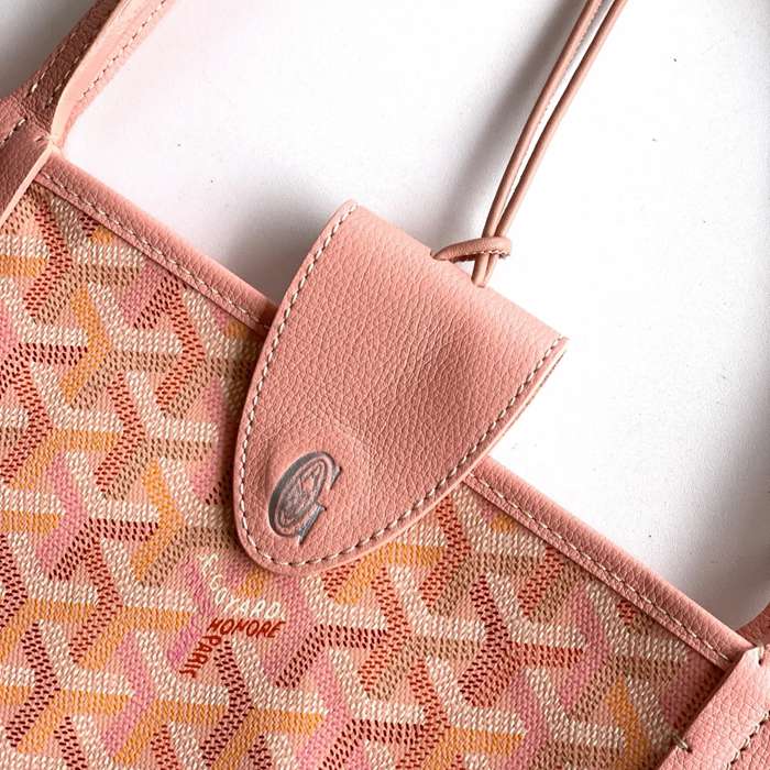 GOYARD 6603 キャンバス、レザー ショルダーバッグ、ハンドバッグ キャンバス、レザー、大 サイズ:47/34×27×14cm