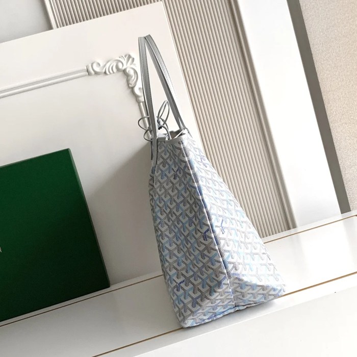 GOYARD 6603 キャンバス、レザー ショルダーバッグ、ハンドバッグ キャンバス、レザー、大 サイズ:47/34×27×14cm