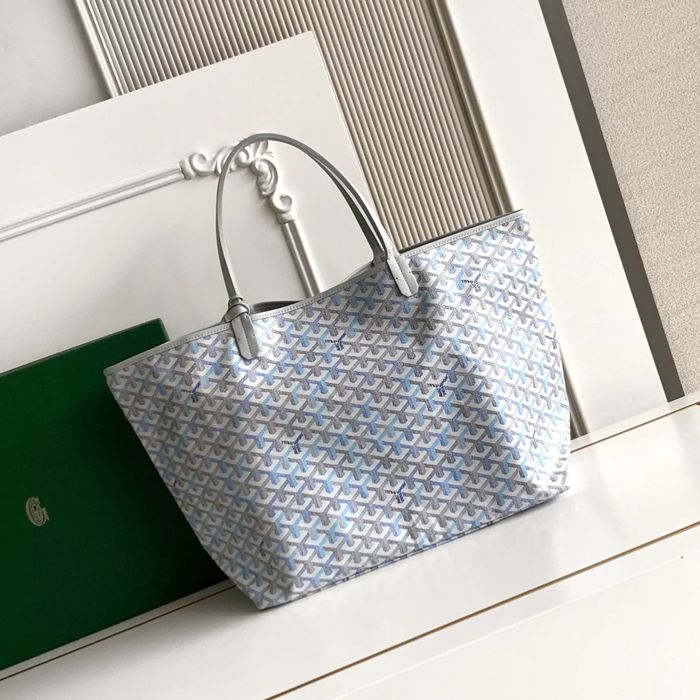 GOYARD 6603 キャンバス、レザー ショルダーバッグ、ハンドバッグ キャンバス、レザー、大 サイズ:47/34×27×14cm