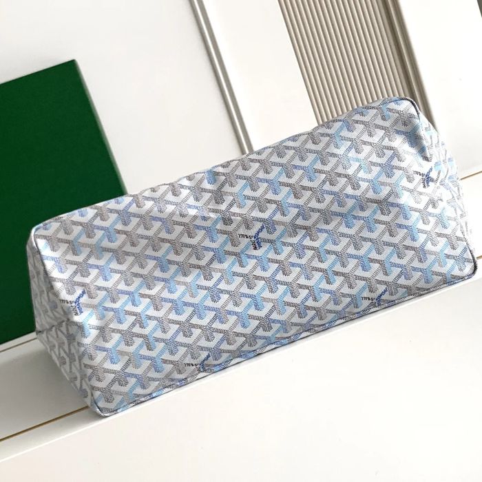 GOYARD 6603 キャンバス、レザー ショルダーバッグ、ハンドバッグ キャンバス、レザー、大 サイズ:47/34×27×14cm