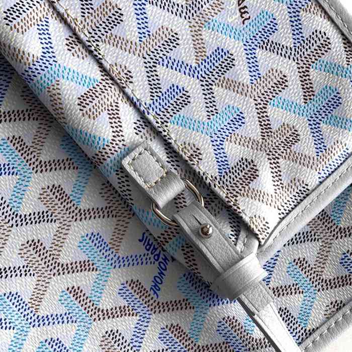 GOYARD 6603 キャンバス、レザー ショルダーバッグ、ハンドバッグ キャンバス、レザー、大 サイズ:47/34×27×14cm