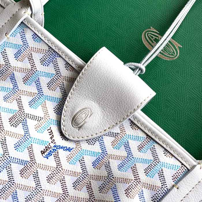 GOYARD 6603 キャンバス、レザー ショルダーバッグ、ハンドバッグ キャンバス、レザー、大 サイズ:47/34×27×14cm