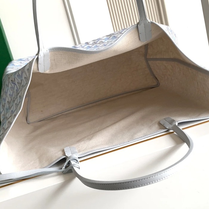 GOYARD 6603 キャンバス、レザー ショルダーバッグ、ハンドバッグ キャンバス、レザー、大 サイズ:47/34×27×14cm