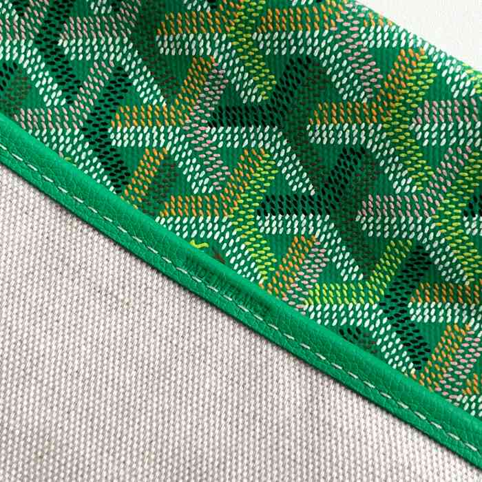 GOYARD 6603 キャンバス、レザー ショルダーバッグ、ハンドバッグ キャンバス、レザー、大 サイズ:47/34×27×14cm
