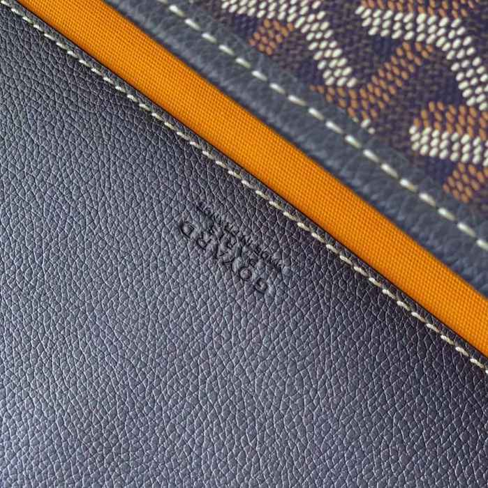 GOYARD 020183 キャンバス ブルー 斜め掛けバッグ、ハンドバッグ キャンバス、中 29x23cm サイズ:29x23cm