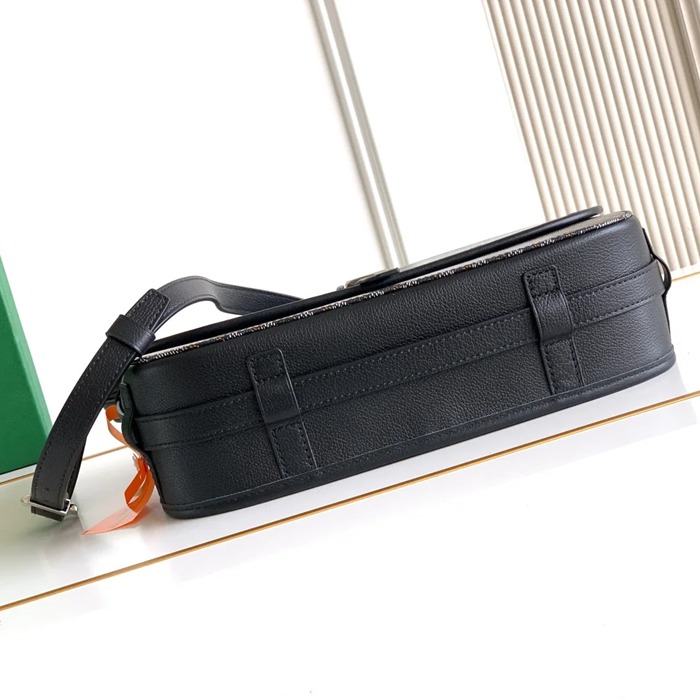 GOYARD 020183 キャンバス ブラック 斜め掛けバッグ、ハンドバッグ キャンバス、中 29x23cm サイズ:29x23cm