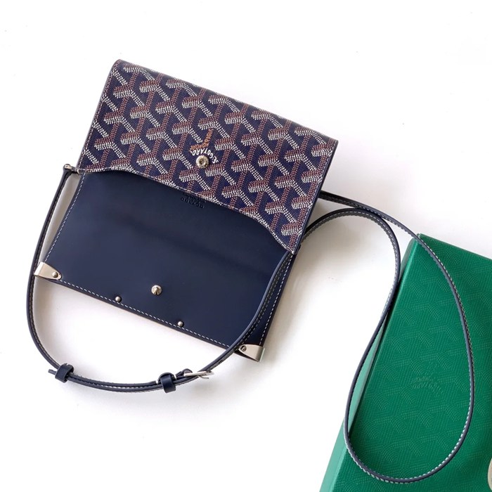 GOYARD 6112 キャンバス、レザー イエロー ハンドバッグ、木製バッグ、ミニバッグ モンテカルロ、キャンバス、木製 サイズ:9X3.3X10cm