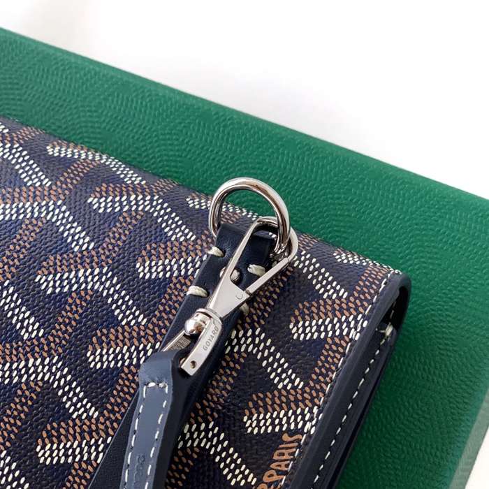 GOYARD 6112 キャンバス、レザー イエロー ハンドバッグ、木製バッグ、ミニバッグ モンテカルロ、キャンバス、木製 サイズ:9X3.3X10cm