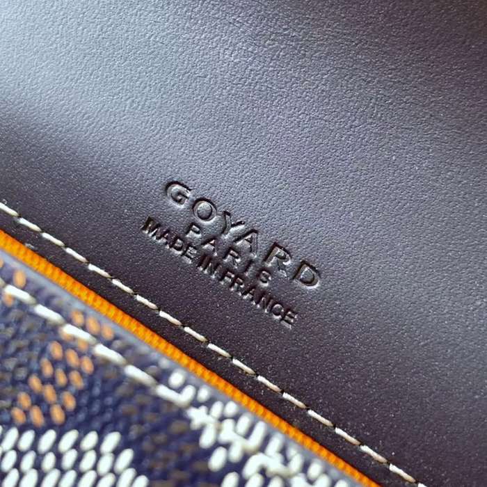 GOYARD 6112 キャンバス、レザー イエロー ハンドバッグ、木製バッグ、ミニバッグ モンテカルロ、キャンバス、木製 サイズ:9X3.3X10cm