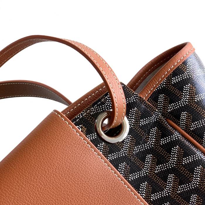 GOYARD 6685 レザー ブラウン ハンドバッグ ルエット、レザー 31x23x14cm サイズ:31x23x14cm