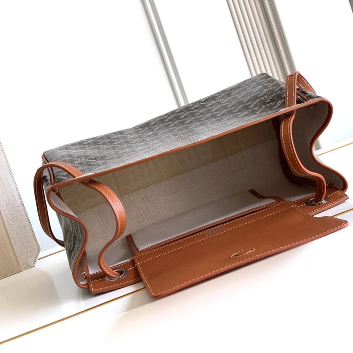 GOYARD 6685 レザー ブラウン ハンドバッグ ルエット、レザー 31x23x14cm サイズ:31x23x14cm