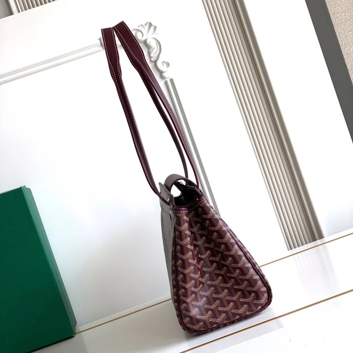 GOYARD 6685 レザー ワインレッド ハンドバッグ ルエット、レザー 31x23x14cm サイズ:31x23x14cm