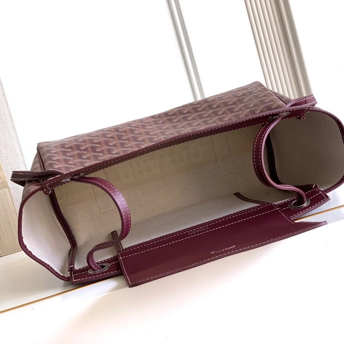 GOYARD 6685 レザー ワインレッド ハンドバッグ ルエット、レザー 31x23x14cm サイズ:31x23x14cm