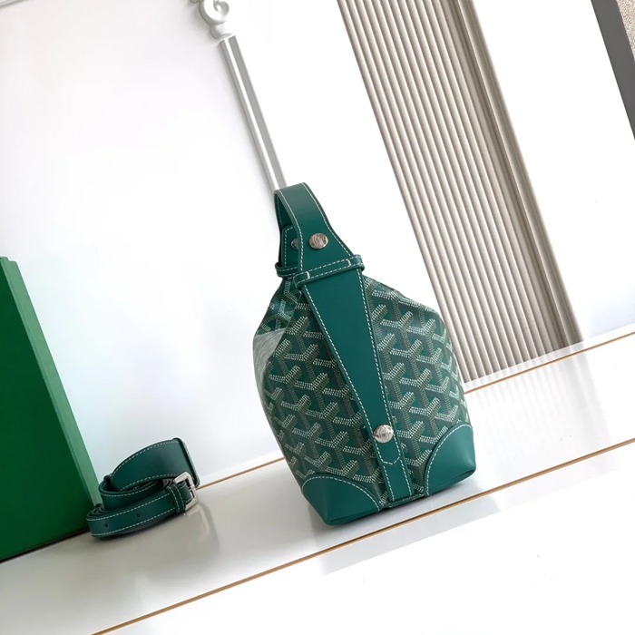 GOYARD 8031 グリーン 化粧ポーチ、ハンドバッグ ボーイング 24x13x12cm サイズ:24x13x12cm