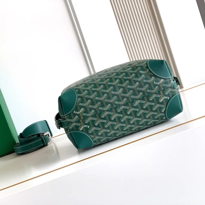 GOYARD 8031 グリーン 化粧ポーチ、ハンドバッグ ボーイング 24x13x12cm サイズ:24x13x12cm