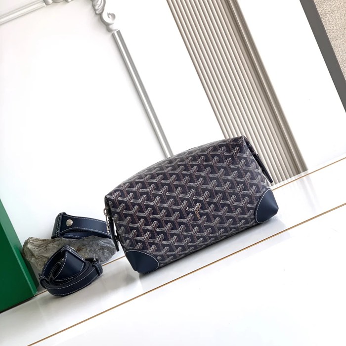 GOYARD 8031 ブルー 化粧ポーチ、ハンドバッグ ボーイング 24x13x12cm サイズ:24x13x12cm