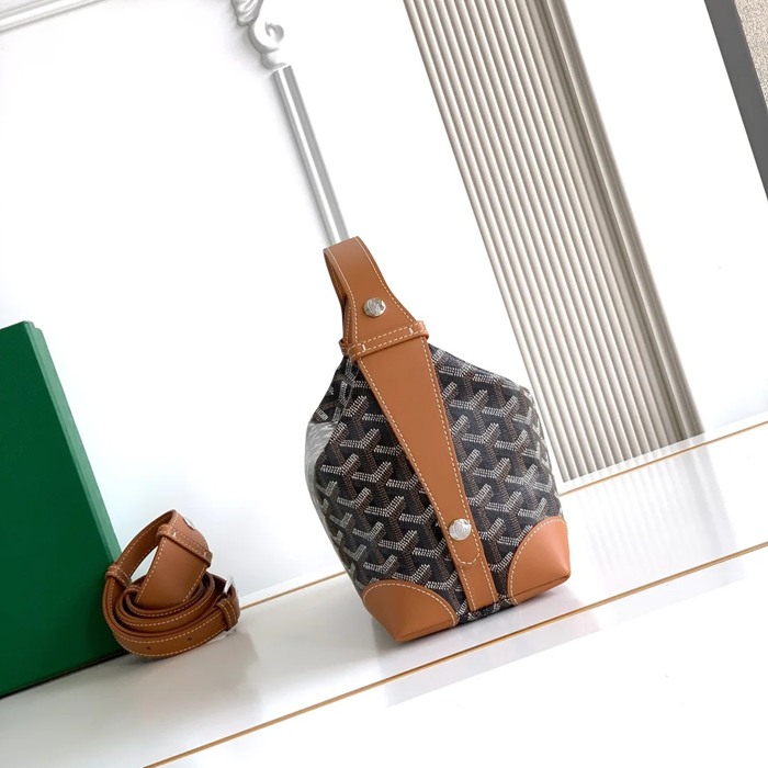 GOYARD 8031 ブラウン 化粧ポーチ、ハンドバッグ ボーイング 24x13x12cm サイズ:24x13x12cm