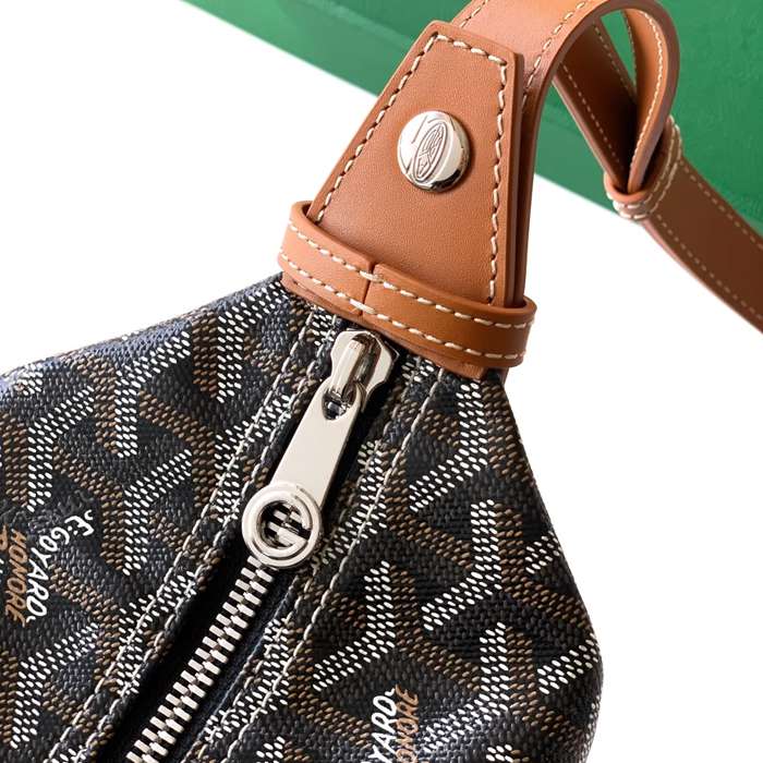 GOYARD 8031 ブラウン 化粧ポーチ、ハンドバッグ ボーイング 24x13x12cm サイズ:24x13x12cm