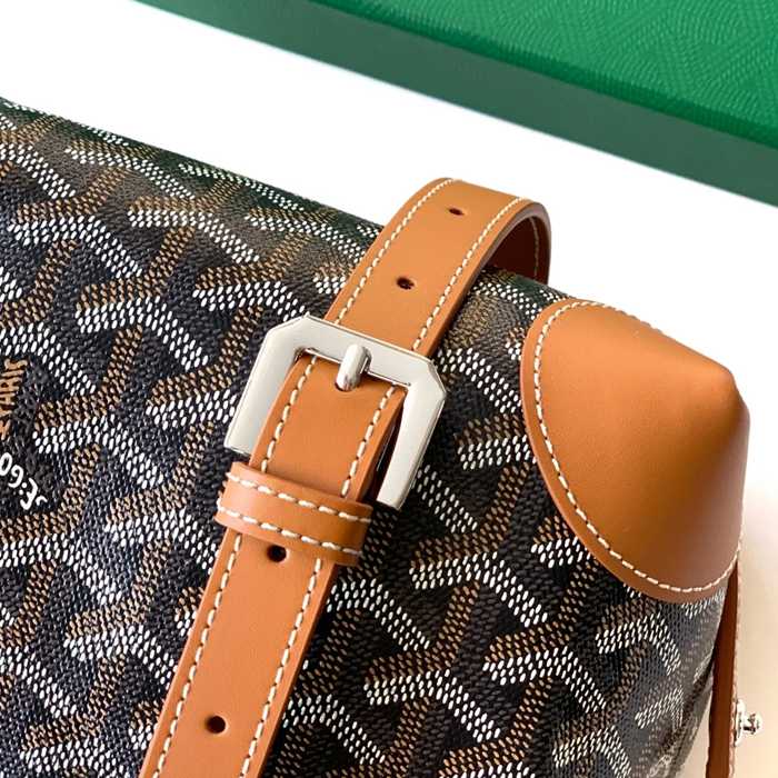GOYARD 8031 ブラウン 化粧ポーチ、ハンドバッグ ボーイング 24x13x12cm サイズ:24x13x12cm