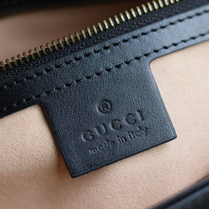 GUCCI 443497 カーフレザー チェーンバッグ GG、マルモント 26x15cm サイズ:26x15cm