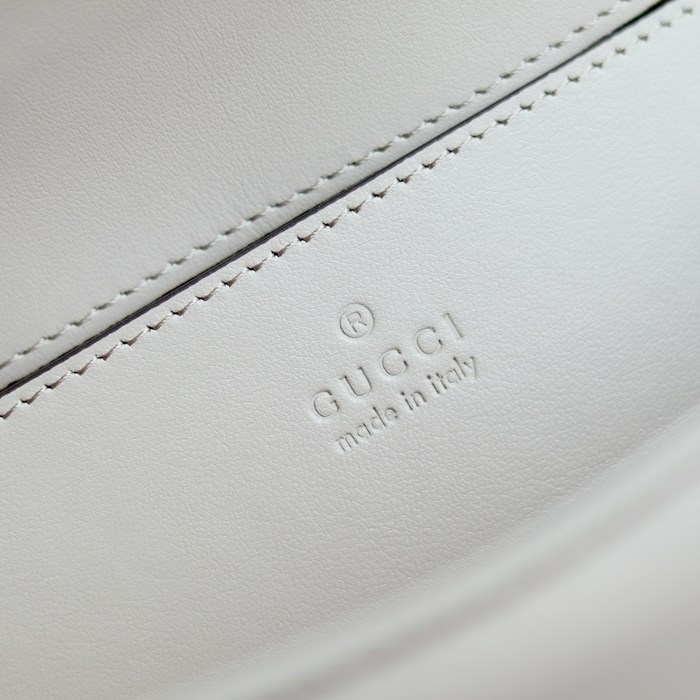GUCCI 446744 レザー ベージュ、グレー、ゴールド 斜め掛けバッグ、ショルダーバッグ、ハンドバッグ、財布、ハンドバッグ GG、マルモント、新作 22cm サイズ:23x14x6cm