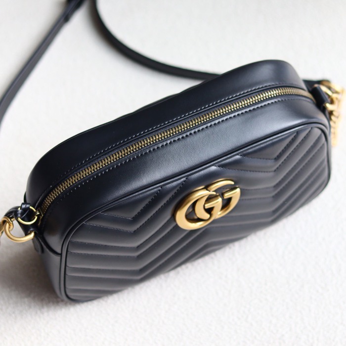 GUCCI 447632 ハンドバッグ GG、マルモント 24x13cm サイズ:24x13cm