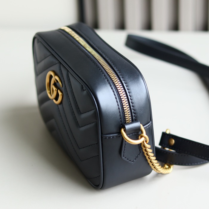 GUCCI 448065 ハンドバッグ GG、マルモント 18x12cm サイズ:18x12cm