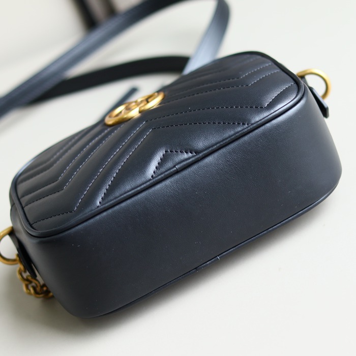 GUCCI 448065 ハンドバッグ GG、マルモント 18x12cm サイズ:18x12cm