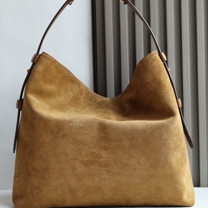 GUCCI 850546 カーフレザー、レザー ブラウン、ゴールド ハンドバッグ GG、馬銜 40x36x12cm サイズ:40x36x12cm