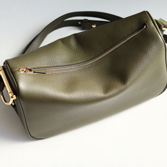 GUCCI 860787 カーフレザー、レザー グリーン ショルダーバッグ 馬銜 32x17x12cm サイズ:32x17x12cm