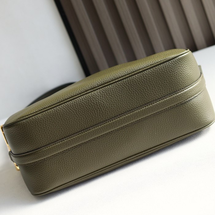 GUCCI 860787 カーフレザー、レザー グリーン ショルダーバッグ 馬銜 32x17x12cm サイズ:32x17x12cm