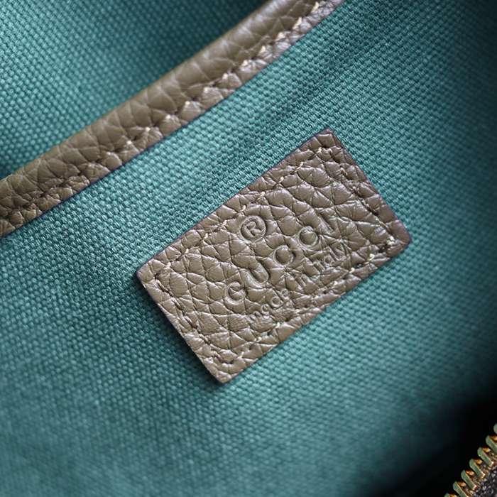 GUCCI 860787 カーフレザー、レザー グリーン ショルダーバッグ 馬銜 32x17x12cm サイズ:32x17x12cm