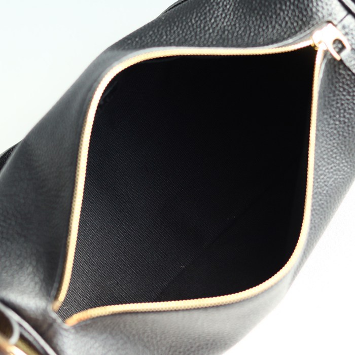 GUCCI 860787 カーフレザー、レザー ブラック ショルダーバッグ 馬銜 32x17x12cm サイズ:32x17x12cm