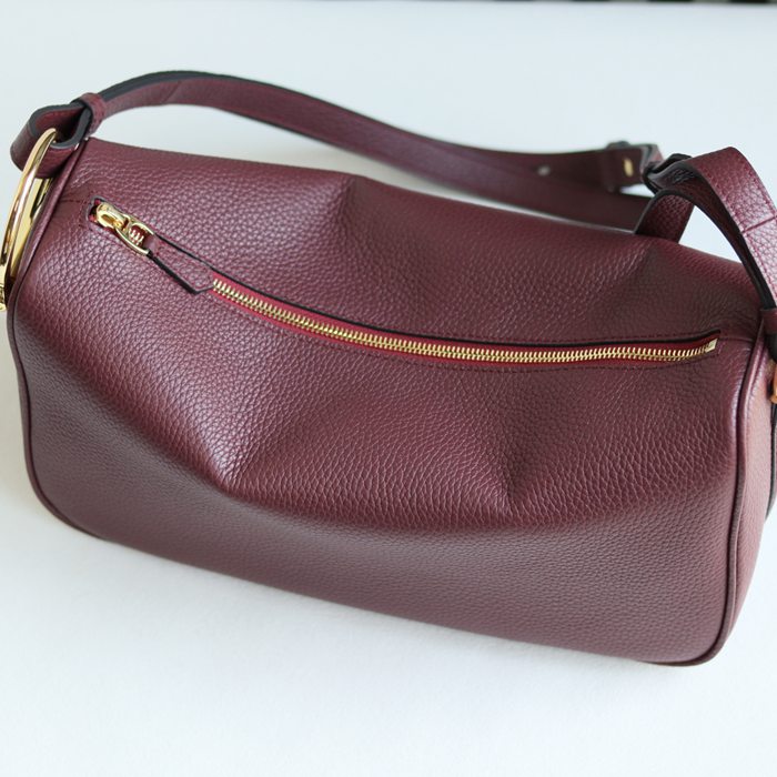 GUCCI 860787 カーフレザー、レザー レッド ショルダーバッグ 馬銜 32x17x12cm サイズ:32x17x12cm
