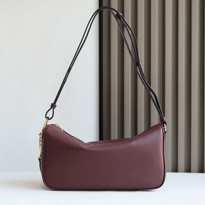 GUCCI 860787 カーフレザー、レザー レッド ショルダーバッグ 馬銜 32x17x12cm サイズ:32x17x12cm