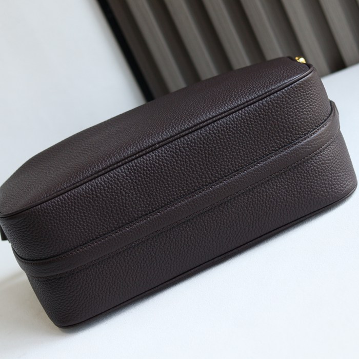 GUCCI 860787 カーフレザー、レザー ブラウン ショルダーバッグ 馬銜 32x17x12cm サイズ:32x17x12cm