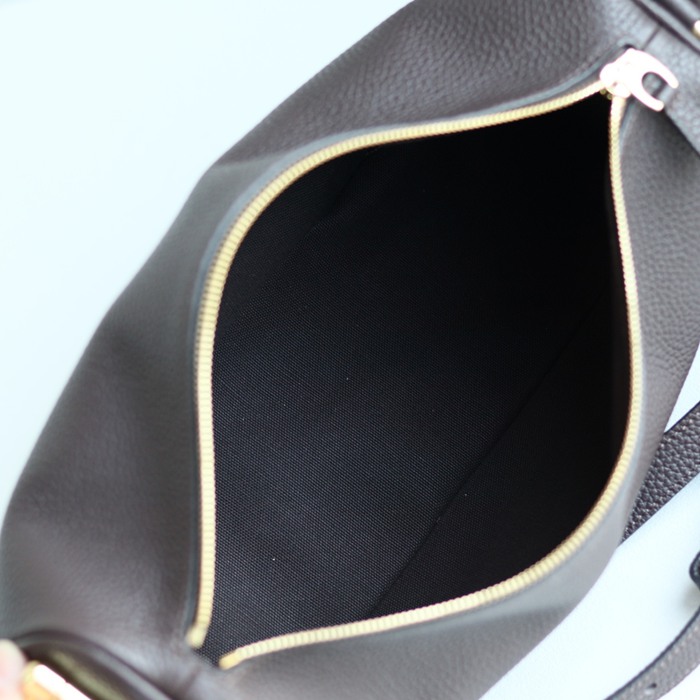 GUCCI 860787 カーフレザー、レザー ブラウン ショルダーバッグ 馬銜 32x17x12cm サイズ:32x17x12cm