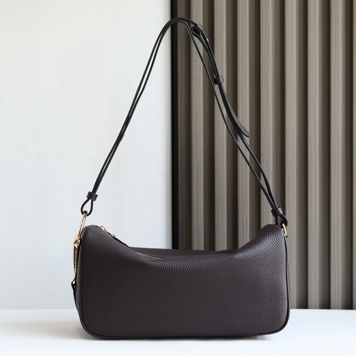 GUCCI 860787 カーフレザー、レザー ブラウン ショルダーバッグ 馬銜 32x17x12cm サイズ:32x17x12cm