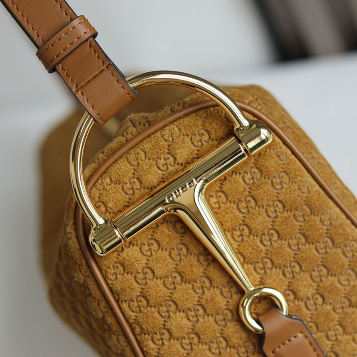 GUCCI 860787 カーフレザー、レザー ショルダーバッグ 馬銜 32x17x12cm サイズ:32x17x12cm