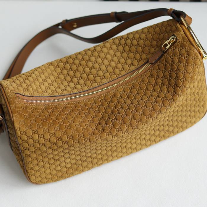 GUCCI 860787 カーフレザー、レザー ショルダーバッグ 馬銜 32x17x12cm サイズ:32x17x12cm