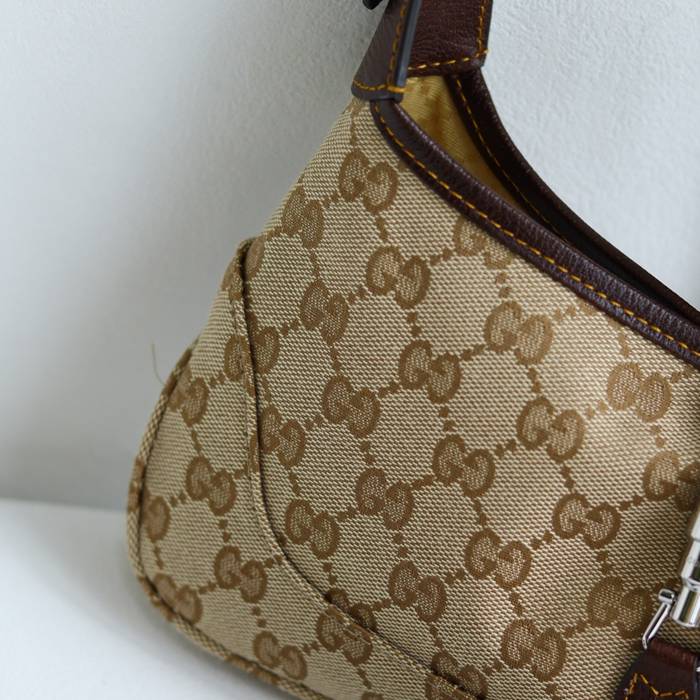 GUCCI 863137 GGキャンバス、キャンバス ブラック、ブラウン、ベージュ 脇下バッグ GG、クラシック、新作 27x13cm サイズ:27x13cm