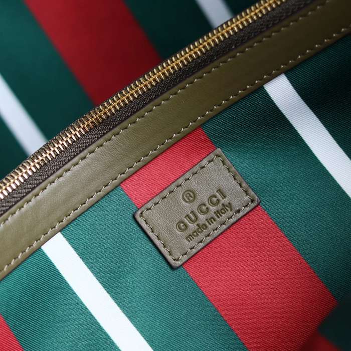 GUCCI 815213 レザー ホワイト、ベージュ トートバッグ GG、新作 38x25x15cm サイズ:38x25x15cm