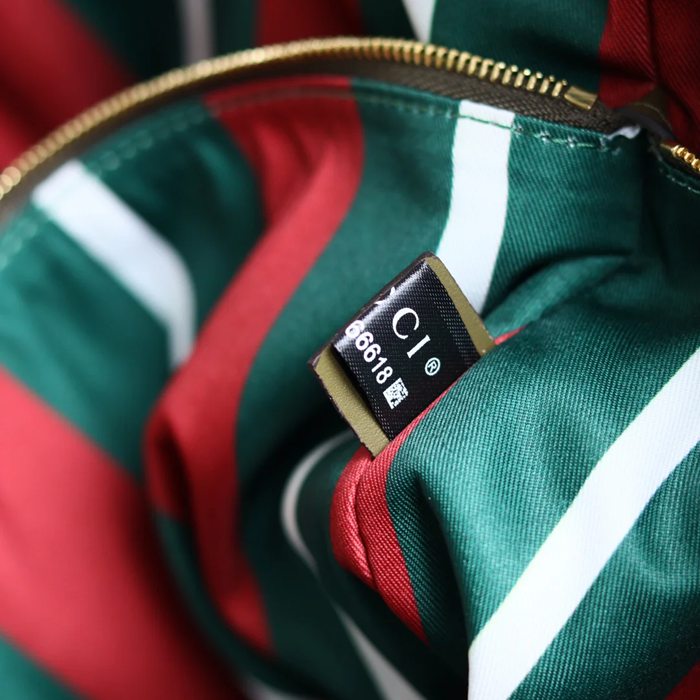 GUCCI 815213 レザー ホワイト、ベージュ トートバッグ GG、新作 38x25x15cm サイズ:38x25x15cm