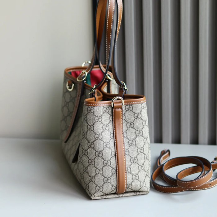 GUCCI 815214 ブラウン ハンドバッグ オフィディア、GG、クラシック 31x18x11cm サイズ:31x18x11cm